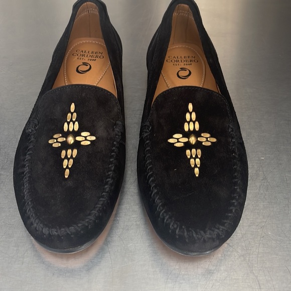 Calleen Cordero Sky Moccasins in black suede. New in original box. - Picture 2 of 7